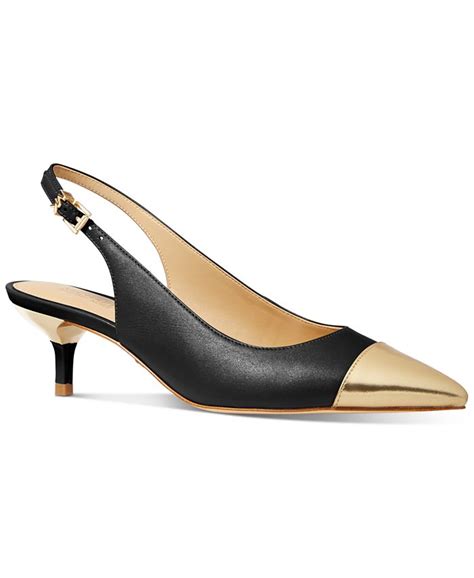 michael kors girls pumps|michael kors kitten heel pumps.